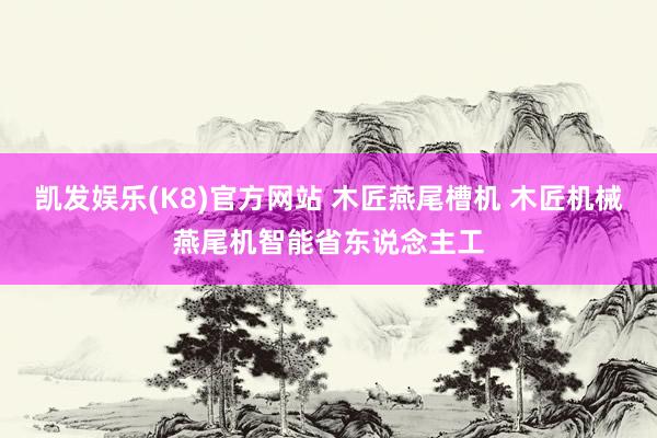凯发娱乐(K8)官方网站 木匠燕尾槽机 木匠机械燕尾机智能省东说念主工